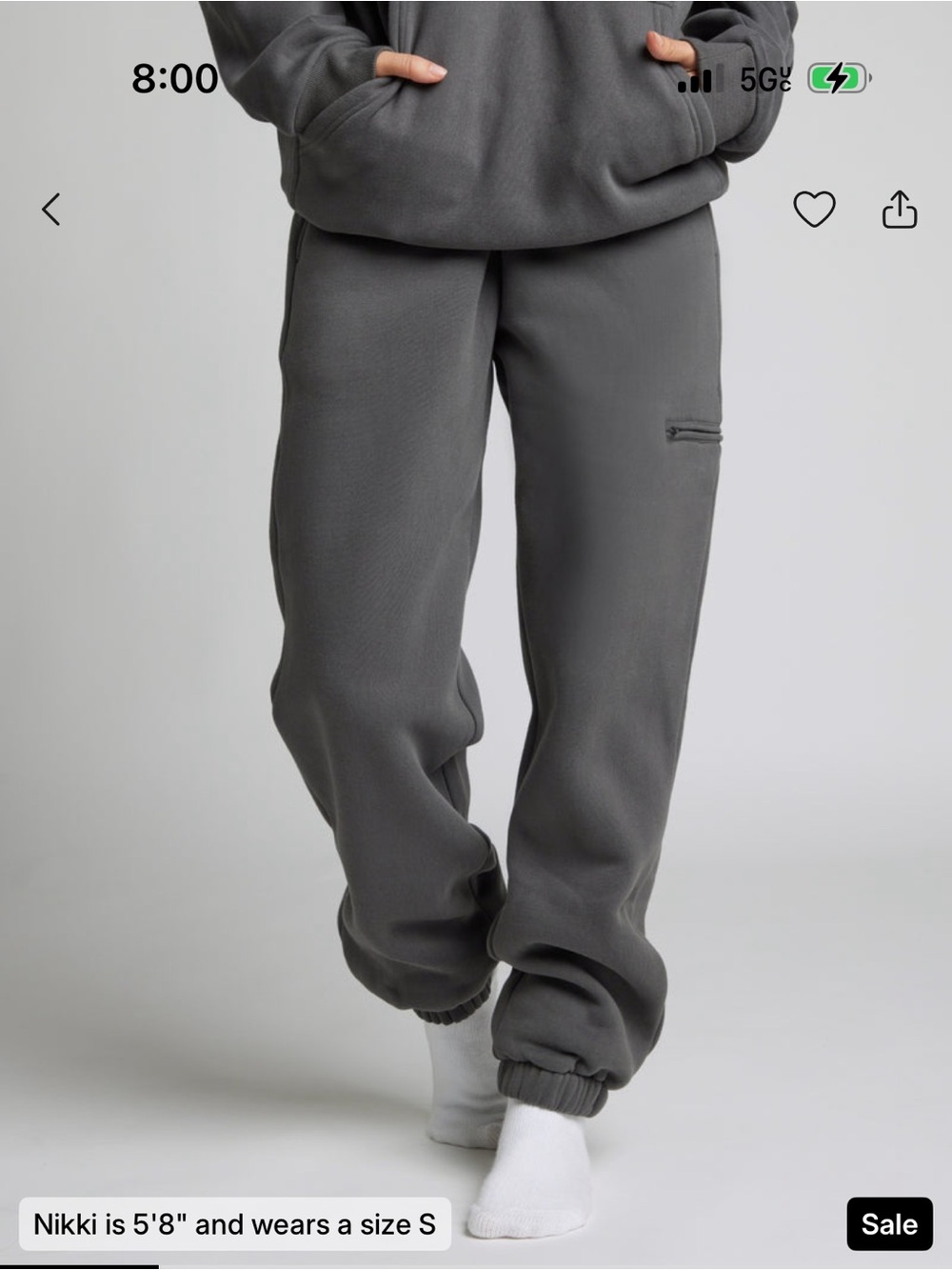 Comfrt steel grey airplane mode travel sweatpants